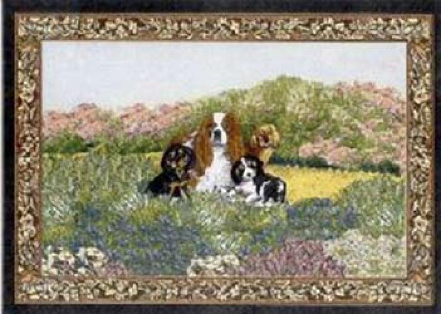Cavalier King Charles Spaniel 4 Single Tapestry Placemat