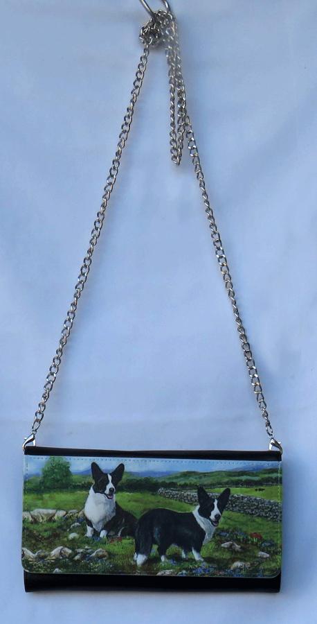 Cardigan 1 clutch wallet with chain