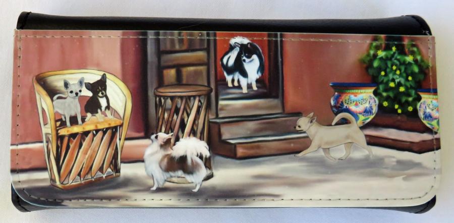 Chihuahua 4 glasses case