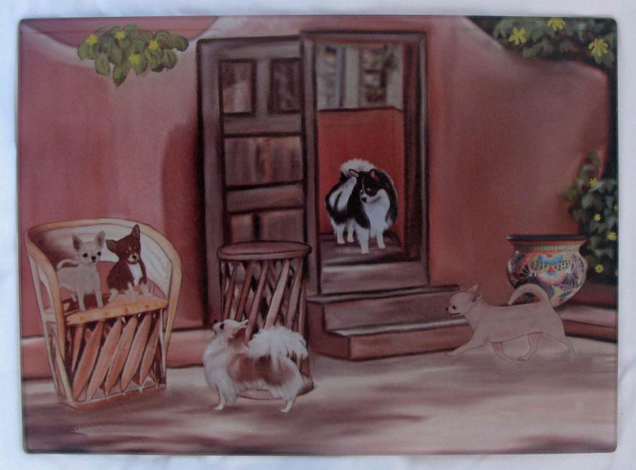 Chihuahua cutting board 4