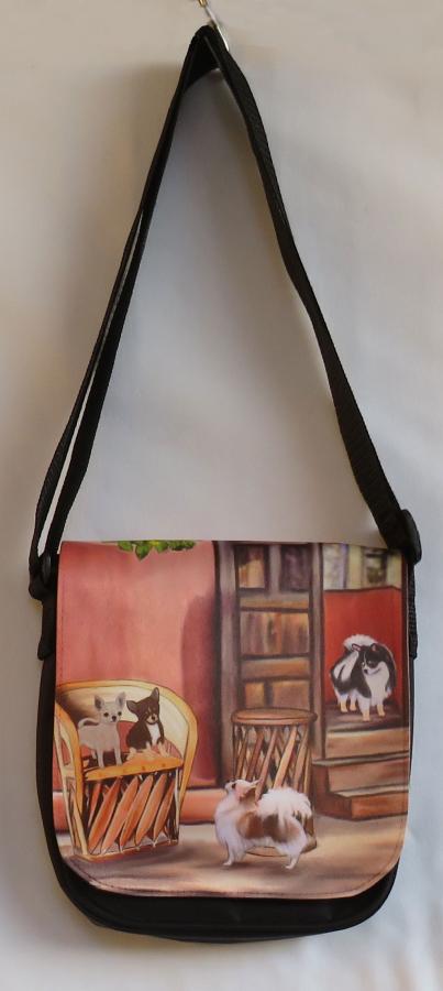 Chihuahua 4A small messenger bag - front