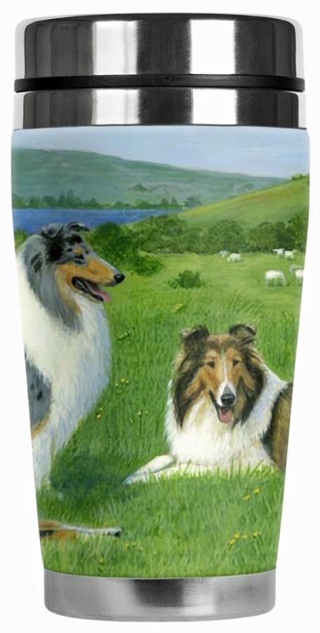 collie travel mug