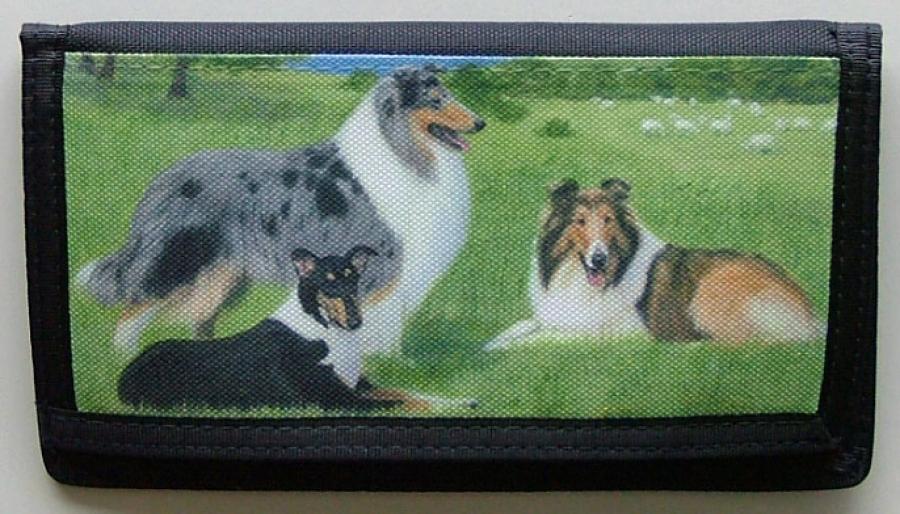 Collie Picture Checkbook Cover #1