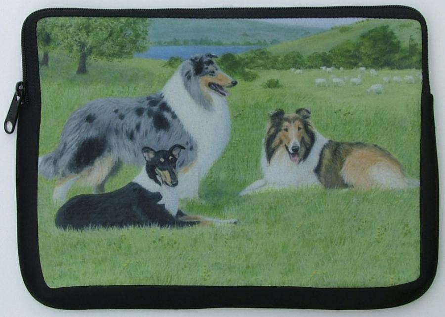 Collie Picture Netbook Sleeve #1