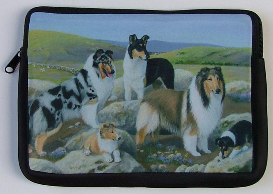 Collie Picture Netbook Sleeve #3