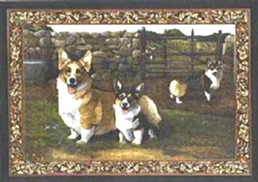 Corgi Tapestry Placemat #1 Single