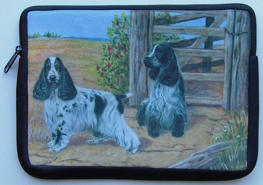 English Cocker Spaniel Picture Netbook Sleeve #3