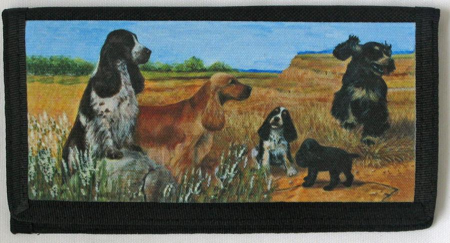 English Cocker 4 checkbook