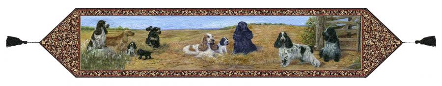 Eng cocker table runner