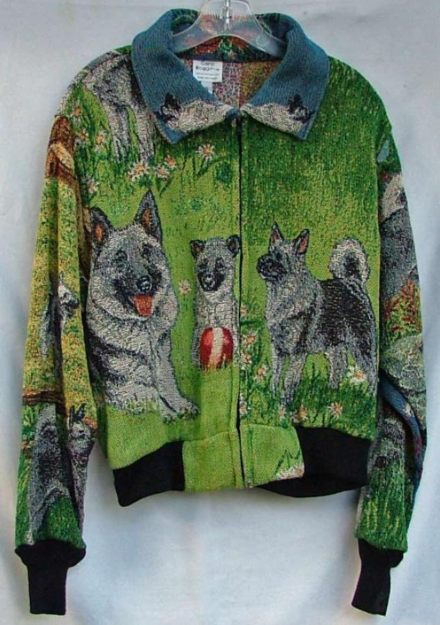 Norwegian Elkhound Baseball Jacket 1A