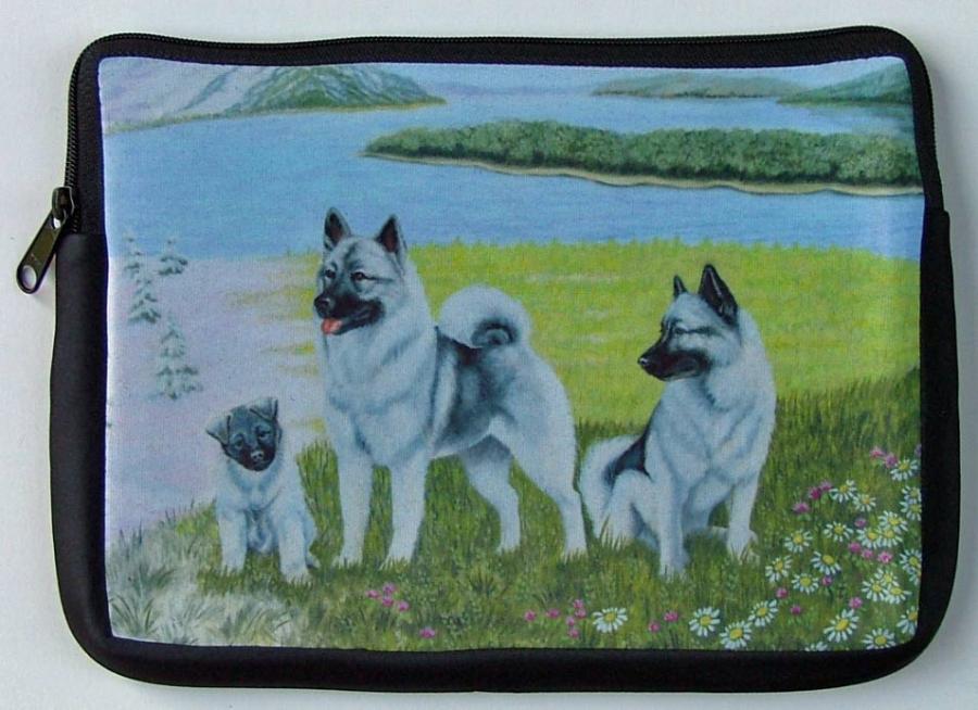 Elkhound Picture Netbook Sleeve #2