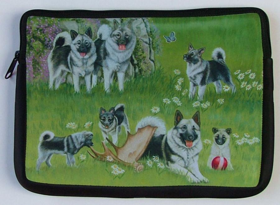 Elkhound Picture Netbook Sleeve #5