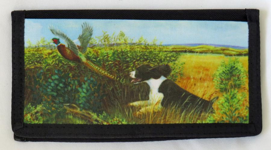 English Springer #2 checkbook cover