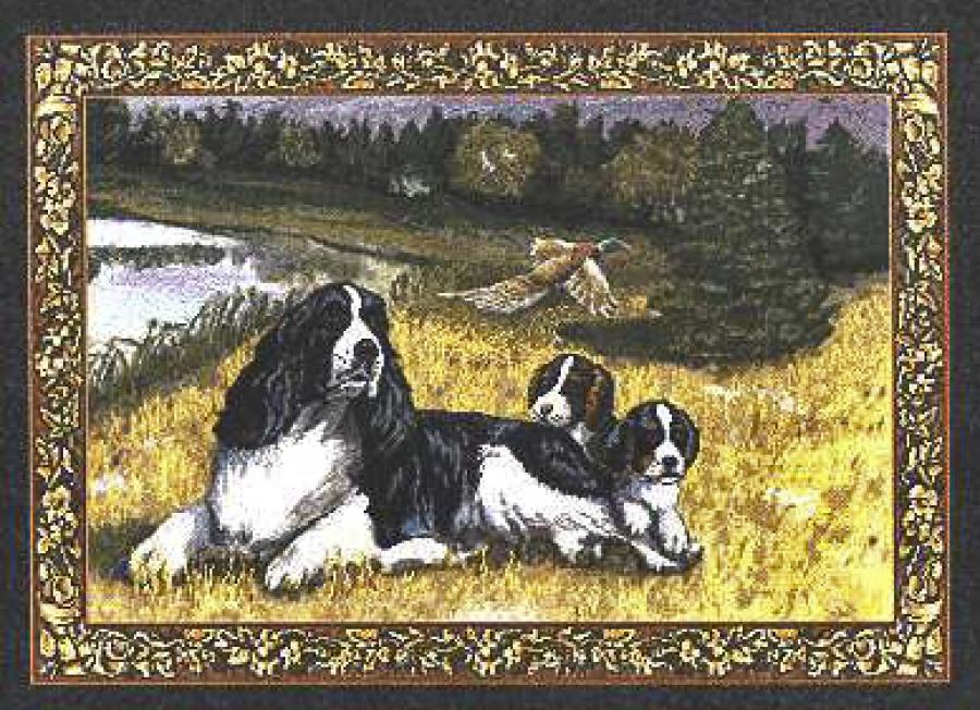 English Springer Tapestry Placemat #4 Single