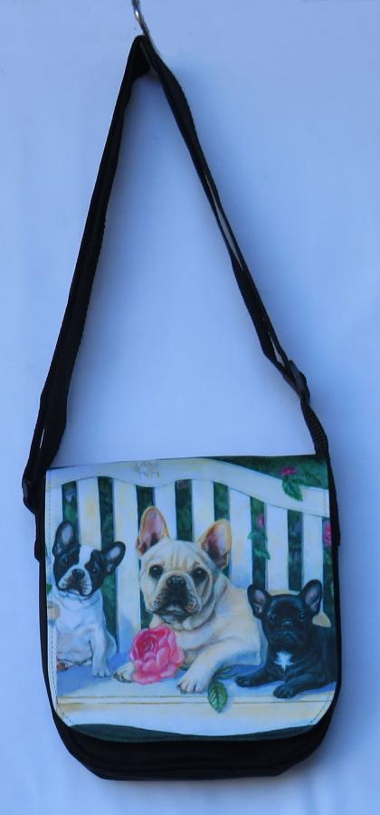 Frenchie 5A small messenger bag-front