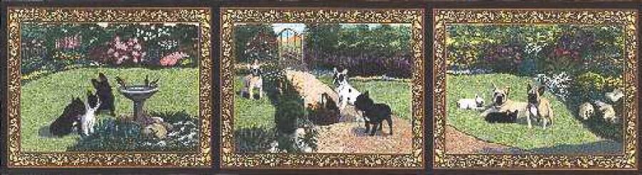 French Bulldog Tapestry Table Runner