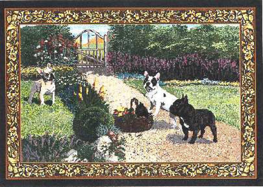 French Bulldog Tapestry Placemat #3 Single
