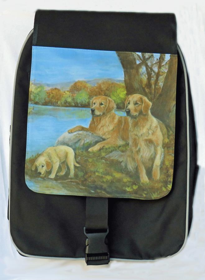 Golden 1 backpack-front