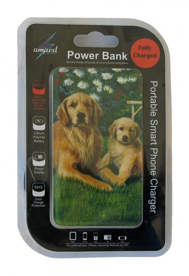 golden retriever power bank package