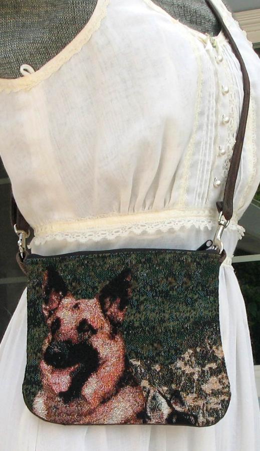 German Shepherd Pocket Purse 1A GSD pocket purse 1a