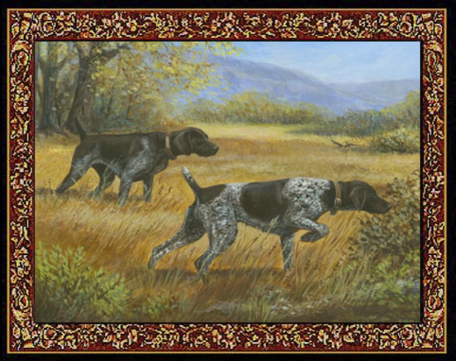 German Shorthair 2 Single Tapestry Placemat