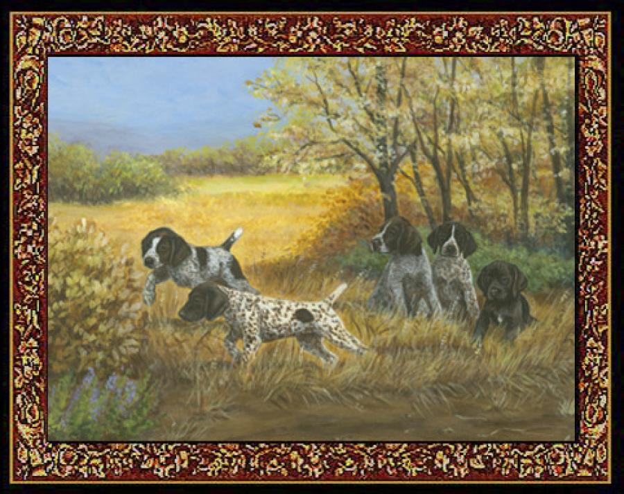 German Shorthair 3 Single Tapestry Placemat