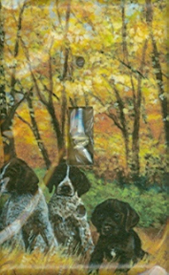 German Shorthair Picture Single Light Switch Plate #3B