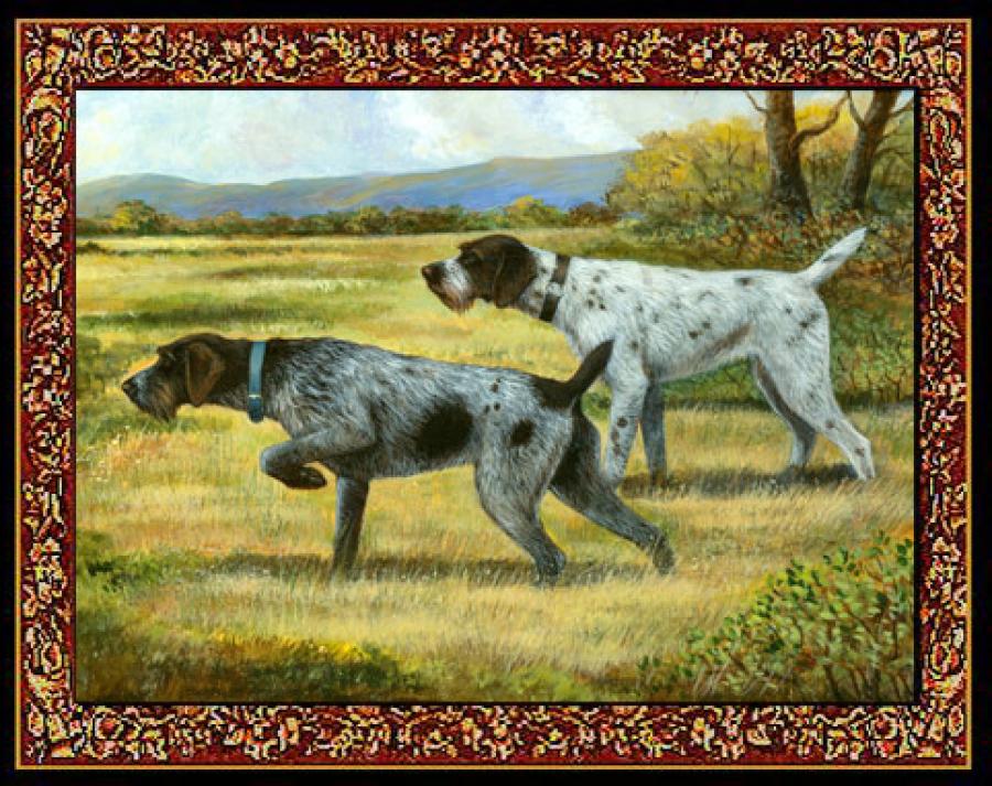 German Wirehaired Pointer Tapestry Placemat #1 Single
