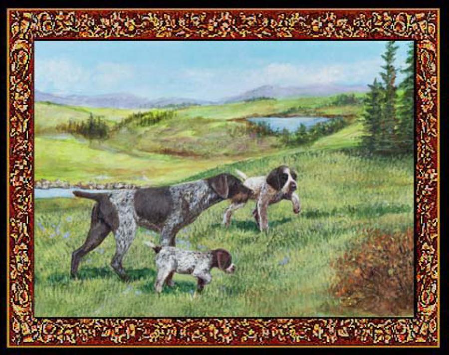 German Wirehaired Pointer Tapestry Placemat #3 Single
