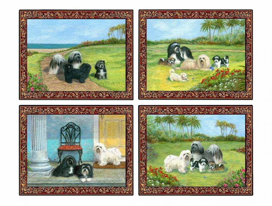 Havanese placemat set