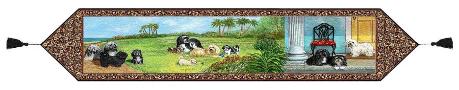 Havanese table runner