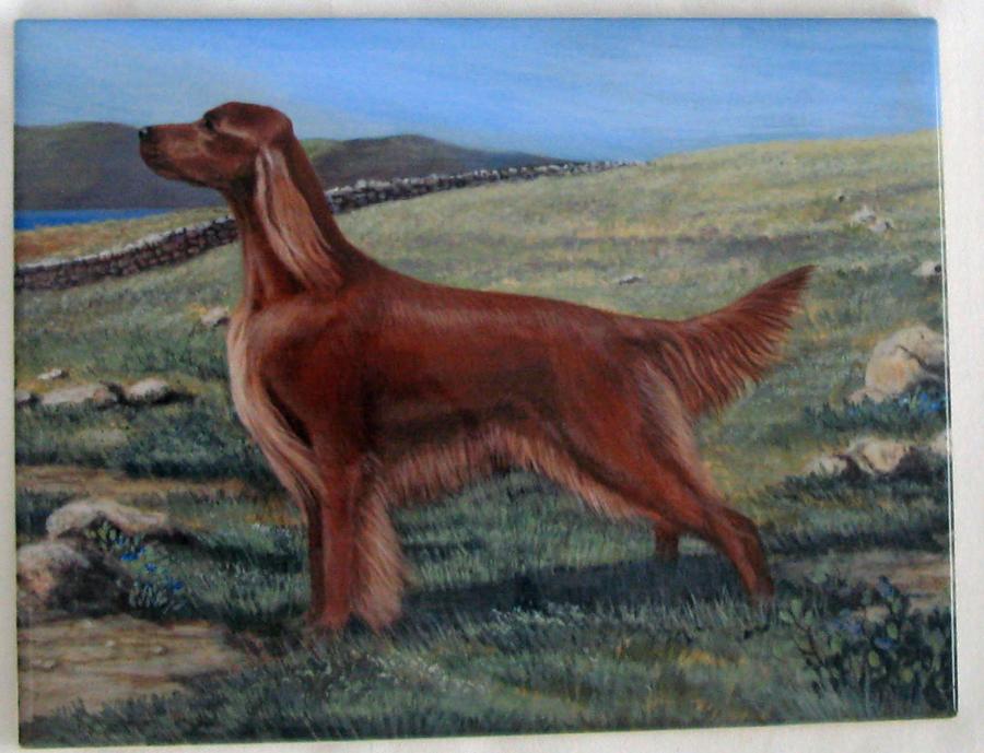 Irish Setter 2 cutting board
