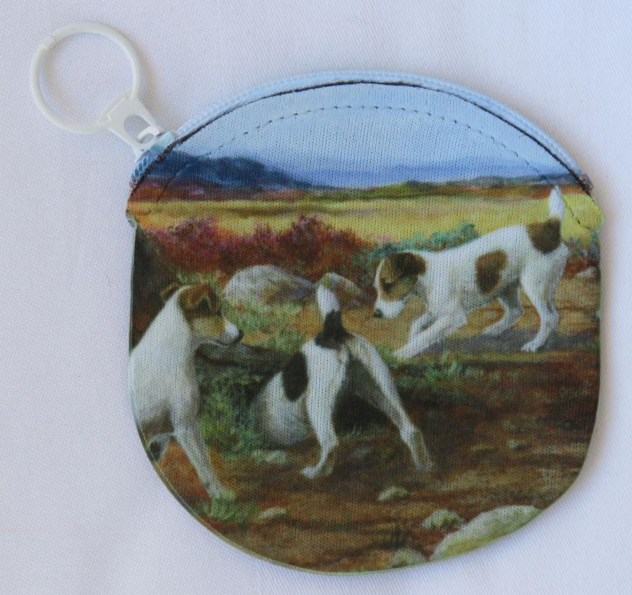 Jack Russell 1 coin purse - side 1