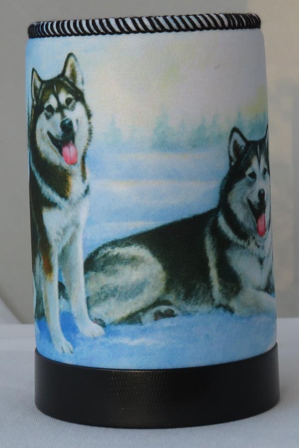 Alaskan Mal 1 koozie - front