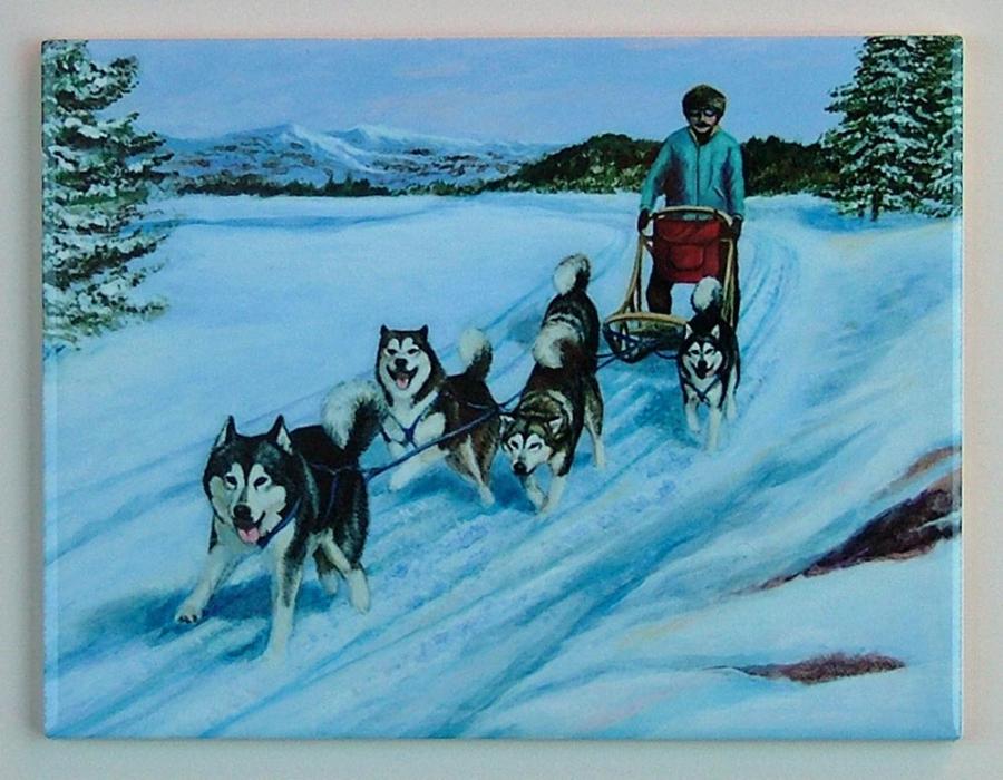 Alaskan Malamute Picture Tile #2 Mal Tile 2