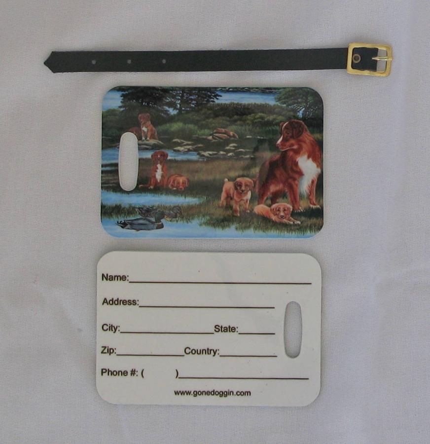 Toller #1 luggage tag