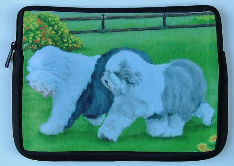 Old English Sheepdog Picture Netbook Sleeve #2
