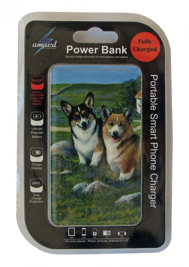 pembroke corgi power bank package