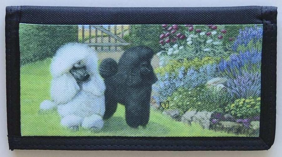 Poodle Picture Checkbook Cover #4
