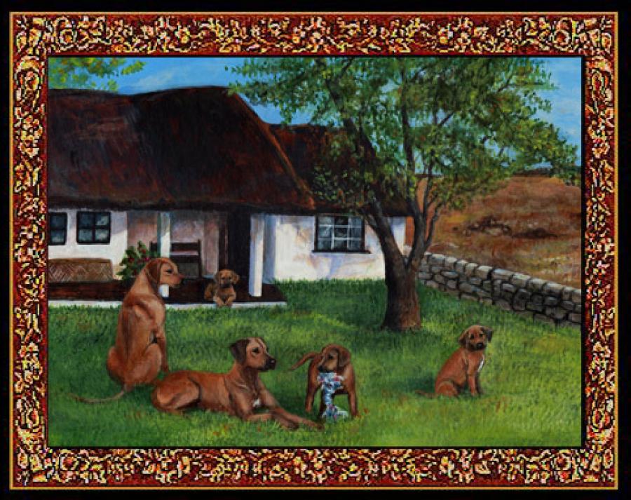 Rhodesian Ridgeback Tapestry Placemat #1 Single