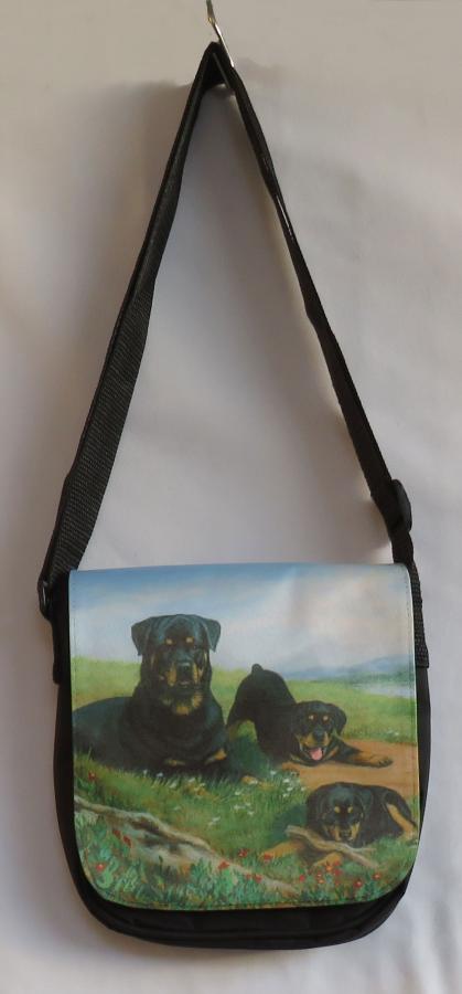 Rottweiler 3A small messenger bag - front