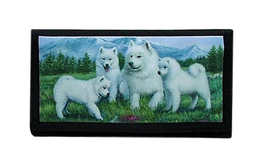 samoyed checkbook cover 3
