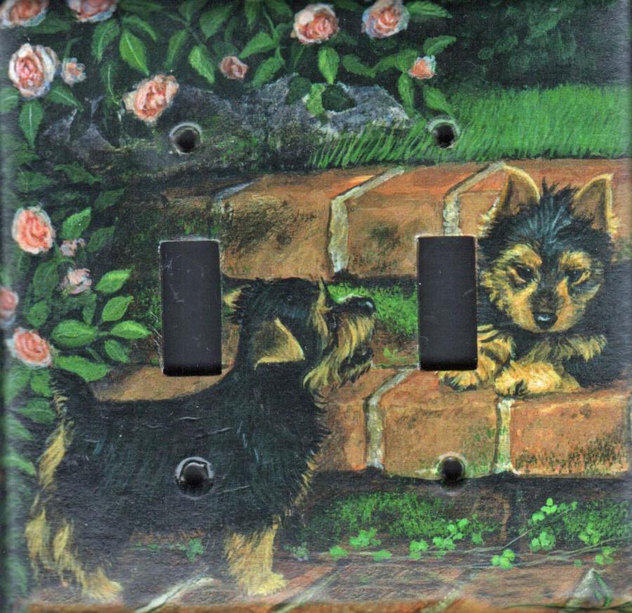 Silky 1D Double Toggle Light Switch Plate