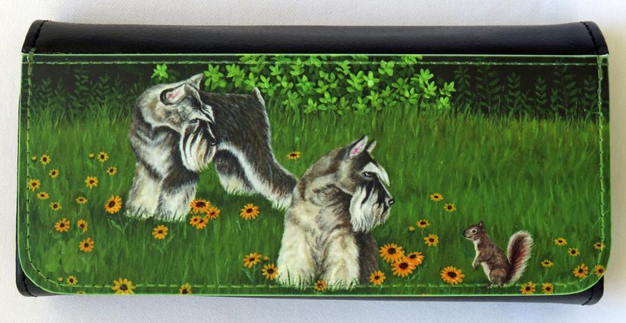 Schnauzer 4 glasses case