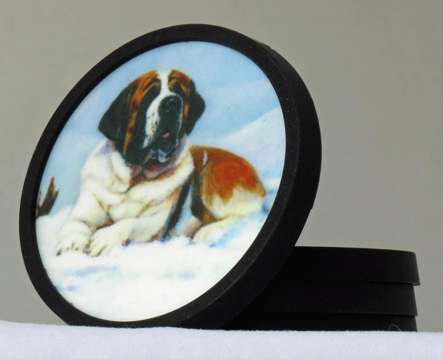 St Bernard coaster set