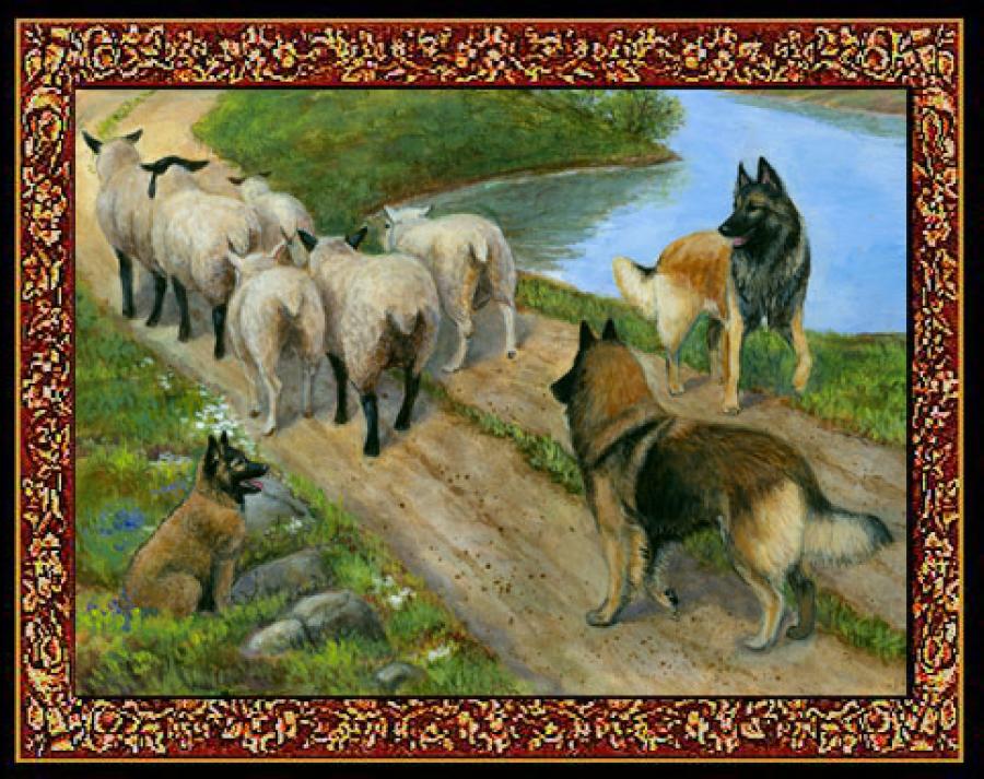 Belgian Tervuren Tapestry Placemat #4 - Single