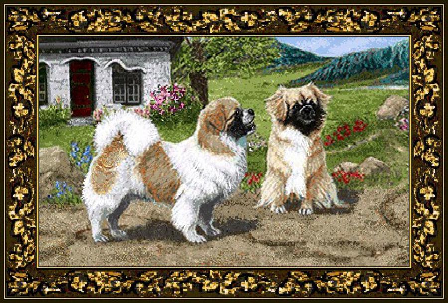 Tibetan Spaniel Tapestry Placemat #1 Single