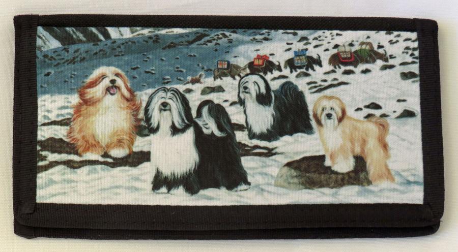 Tibetan Terrier 6 checkbook cover