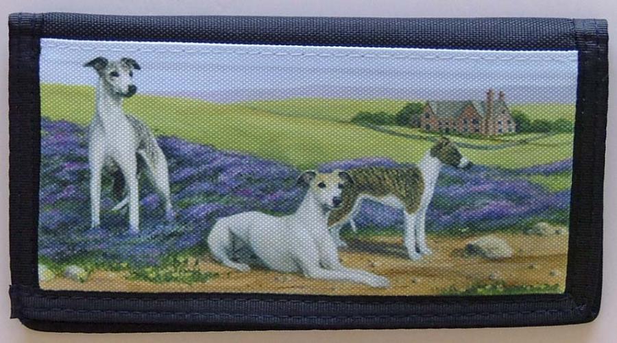 Whippet Picture Checkbook Cover #2