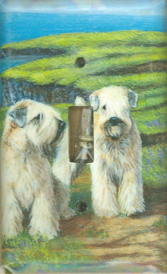 Wheaten Picture Single Light Switch Plate #1A
